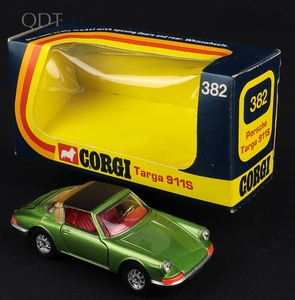 Corgi toys 382 targa 911s jj68 front