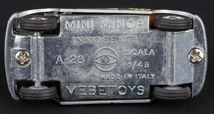 Mebetoys models a28 mini minor innocenti jj81 base