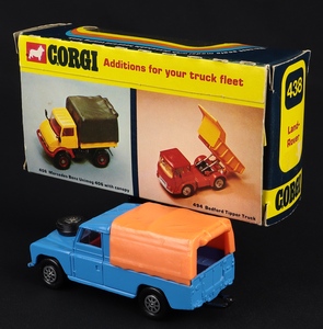 Corgi toys 438 landrover jj94 back