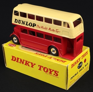 Dinky toys 290 double deck bus dunlop jj107 back