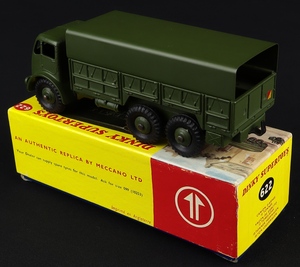 Dinky toys 622 10 ton army truck jj118 back