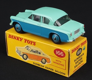 Dinky toys 166 sunbeam rapier jj119 back