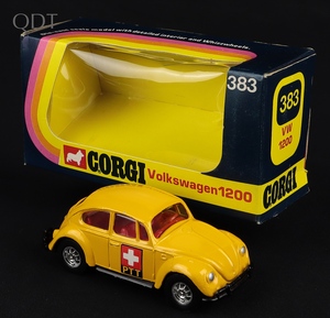 Corgi toys 383 volkswagen 1200 ptt jj129 front