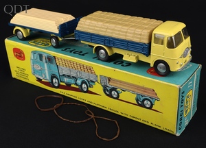 Corgi gift set 11 erf dropside lorry  platform trailer cement plank loads jj335 front