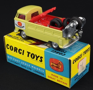 Corgi toys 490 volkswagen breakdown truck jj352 back