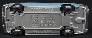Corgi toys 273 rolls royce silver shadow jj368 base