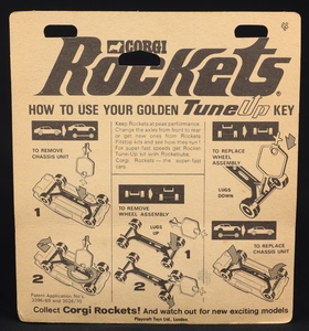 Corgi rockets 927 1 ford escort jj375 back