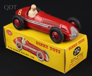 Dinky toys 232 alfa romeo racing car jj394 front