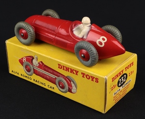 Dinky toys 23f 232 alfa romeo racing car jj395 back