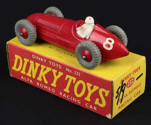 Dinky toys 232 alfa romeo racing car jj396 back