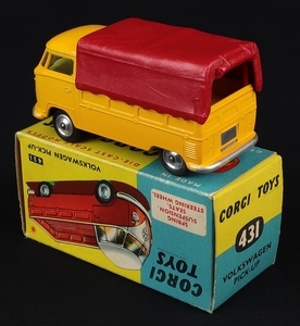 Corgi toys 431 volkswagen pick up jj409 back