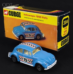 Corgi toys 384 vw 1200 rally jj406 front