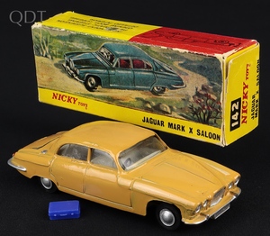 Nicky dinky 142 jaguar mark x saloon jj416 front