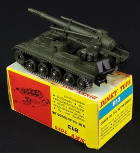 French dinky toys 813 self propelled gun jj428 back