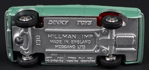 Dinky toys 138 hillman imp saloon jj441 base