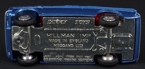 Dinky toys 138 hillman imp saloon base