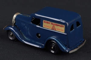 Tri ang minic 2m ford light van jj465 back