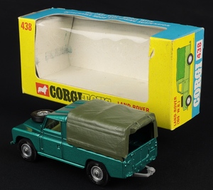 Corgi toys 438 landrover jj478 back