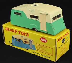 Dinky toys 188 four berth caravan jj518 back