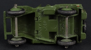 Dinky toys 153a military jeep jj521 base