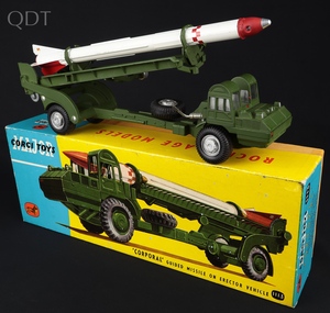 Corgi toys 1113 corporal guided missile erector vehicle 1 jj535 front