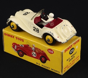 Dinky 108 m.g midget jj543 back