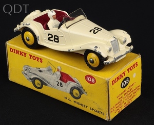 Dinky toys 108 m.g. midget sports