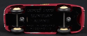 Dinky toys 107 sunbeam alpine sports jj544 base