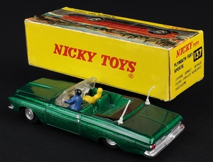 Nicky dinky toys 137 plymouth fury sports jj561 back