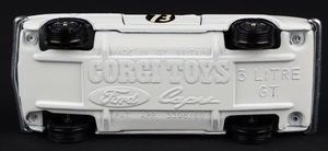 Corgi toys 303 roger clark's capri jj579 base