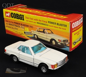 Corgi toys 393 mercedes 350 sl jj584 front