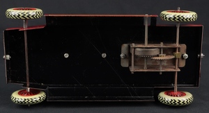 Chad valley  fire engine with ladder tinplate jj696 base