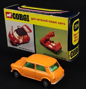 Corgi toys 204 morris mini minor jj614 back