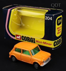 Corgi toys 204 morris mini minor jj614 front