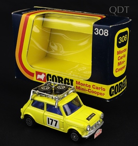 Corgi toys 308 monte carlo mini cooper jj615 front