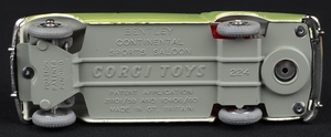 Corgi toys 224 bentley continental jj626 base