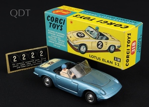 Corgi toys 318 lotus elan s2 jj627 front