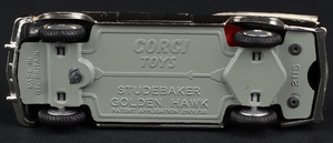 Corgi toys 211s studebaker golden hawk jj629 base