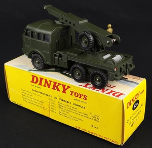 French dinky toys 826 military breakdown truck jj638 back