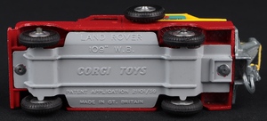 Corgi toys 477 landrover breakdown truck jj652 base