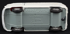 Corgi toys 483 commer ambulance jj654 base