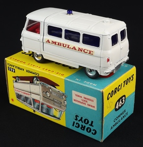 Corgi toys 483 commer ambulance jj654 back