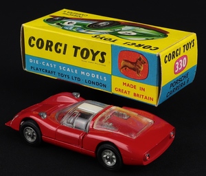 Corgi toys 330 porsche carrera 6 jj655 back