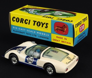 Corgi toys 330 porsche carrera jj657 back