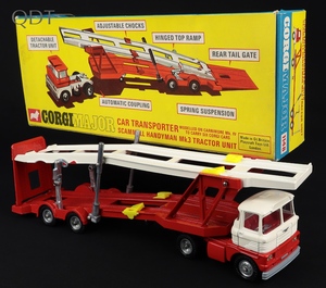 Corgi major 1148 car transporter scammell handyman tractor unit jj658 front