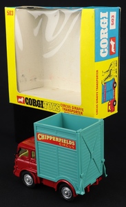 Corgi toys 503 circus giraffe transporter jj659 back