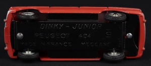 French dinky junior 101 peugeot 404 jj673 base