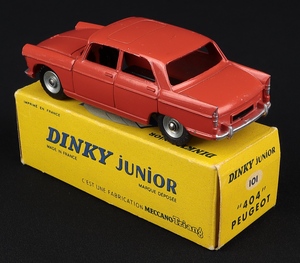 French dinky junior 101 peugeot 404 jj673 back