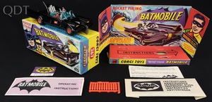 Corgi toys 267 batmobile jj666 front