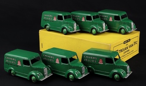 Trade box dinky toys jj711 chivers jellies trojan vans lead